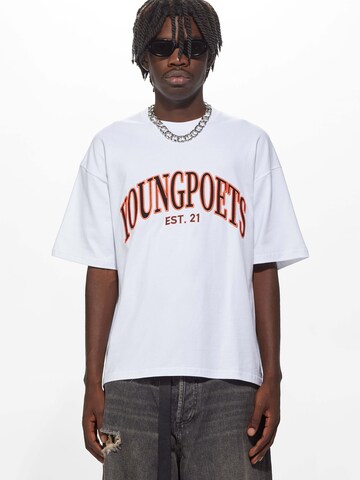 Young Poets Shirt 'College Yoricko' in White: front