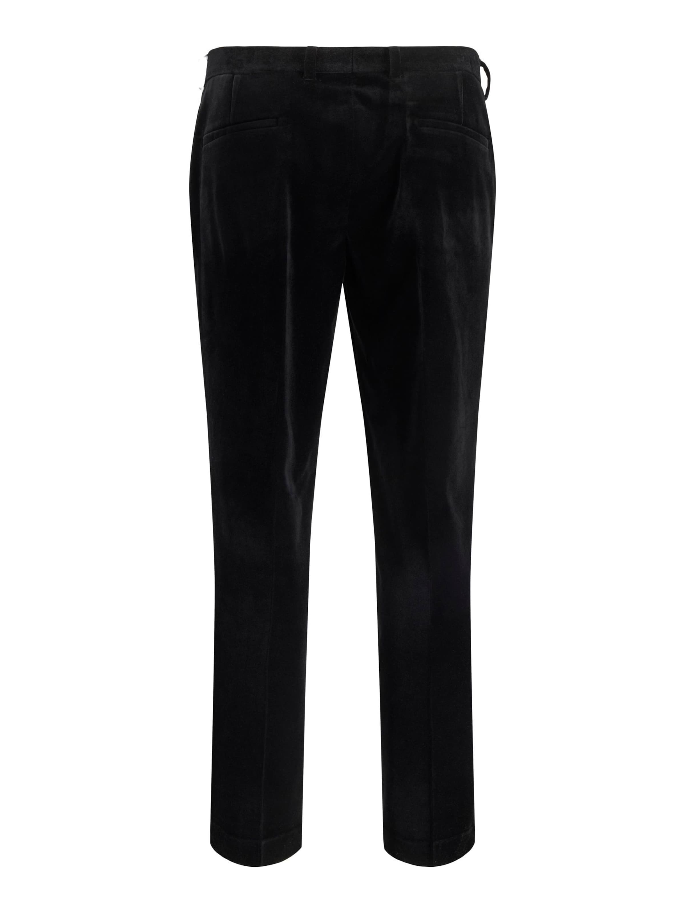 JACK & JONES Slim fit Pleat-front trousers in Black