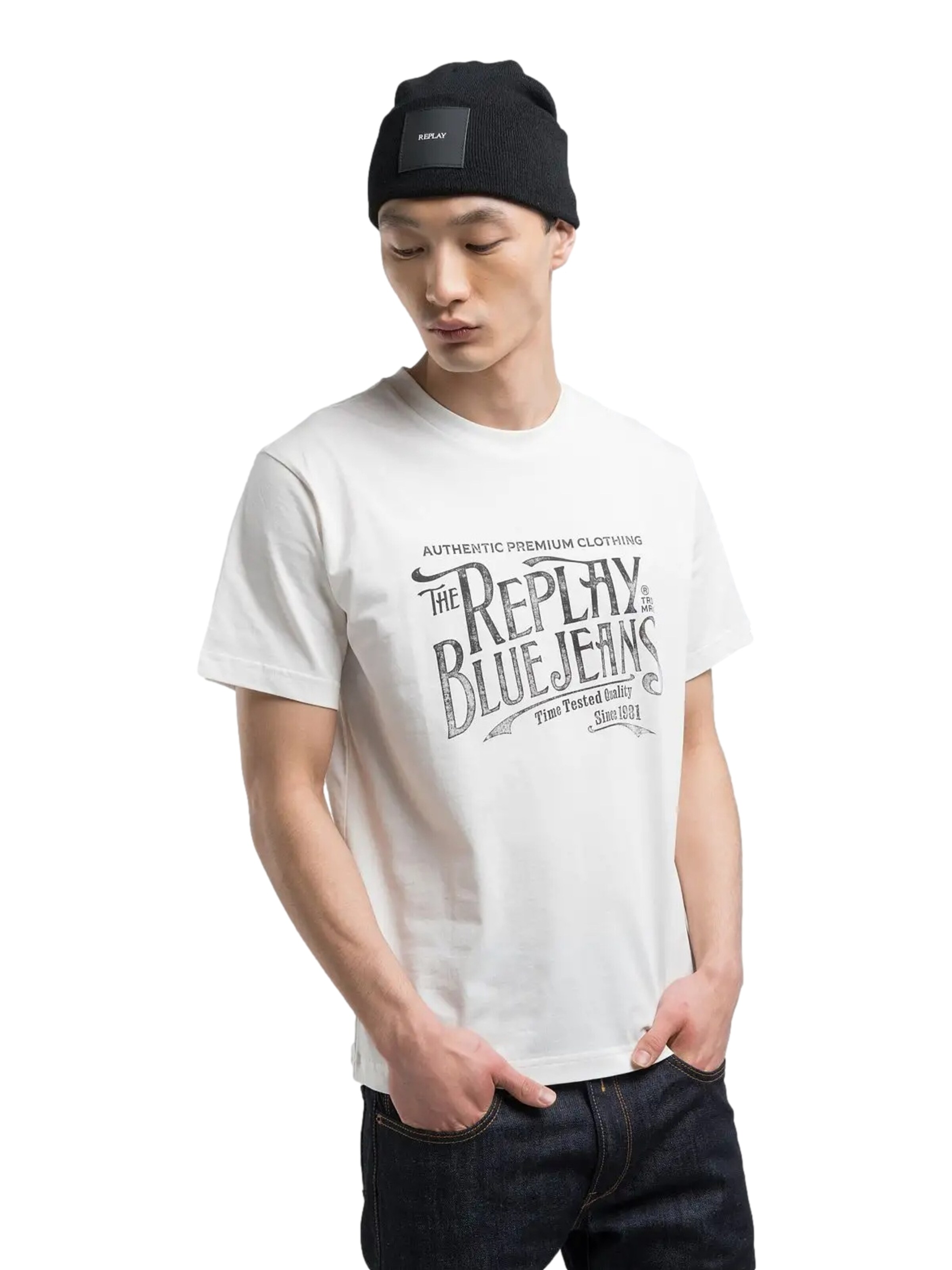 REPLAY Bluser & t-shirts i hvid: forside