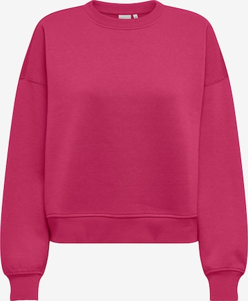 ONLY Sweatshirt 'ONLBEST' in Pink: Vorderseite