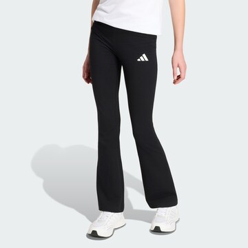 Flared Pantaloni sportivi 'Essentials' di ADIDAS SPORTSWEAR in nero: frontale