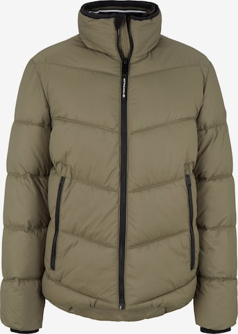 TOM TAILOR Between-Season Jacket in Green: front