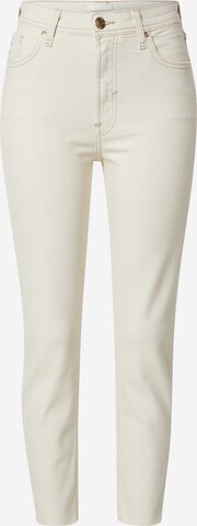 River Island Slimfit Jeans in Beige: predná strana