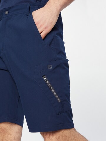 KILLTEC Normální Outdoorové kalhoty – modrá