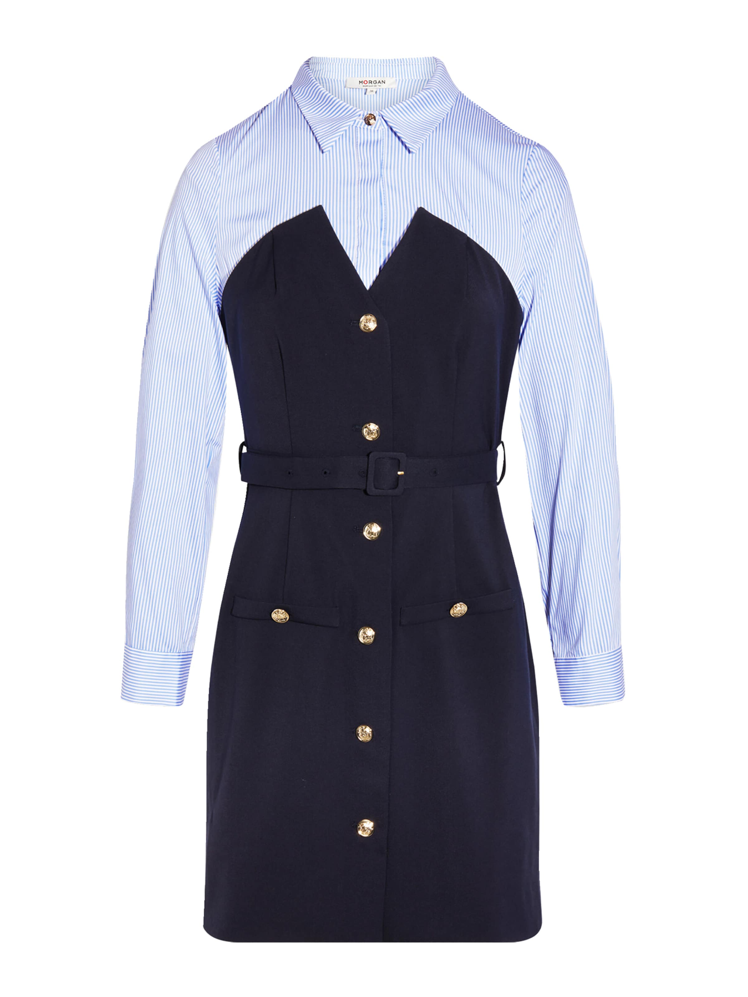 Morgan Puseromekko värissä sininen: etupuoli