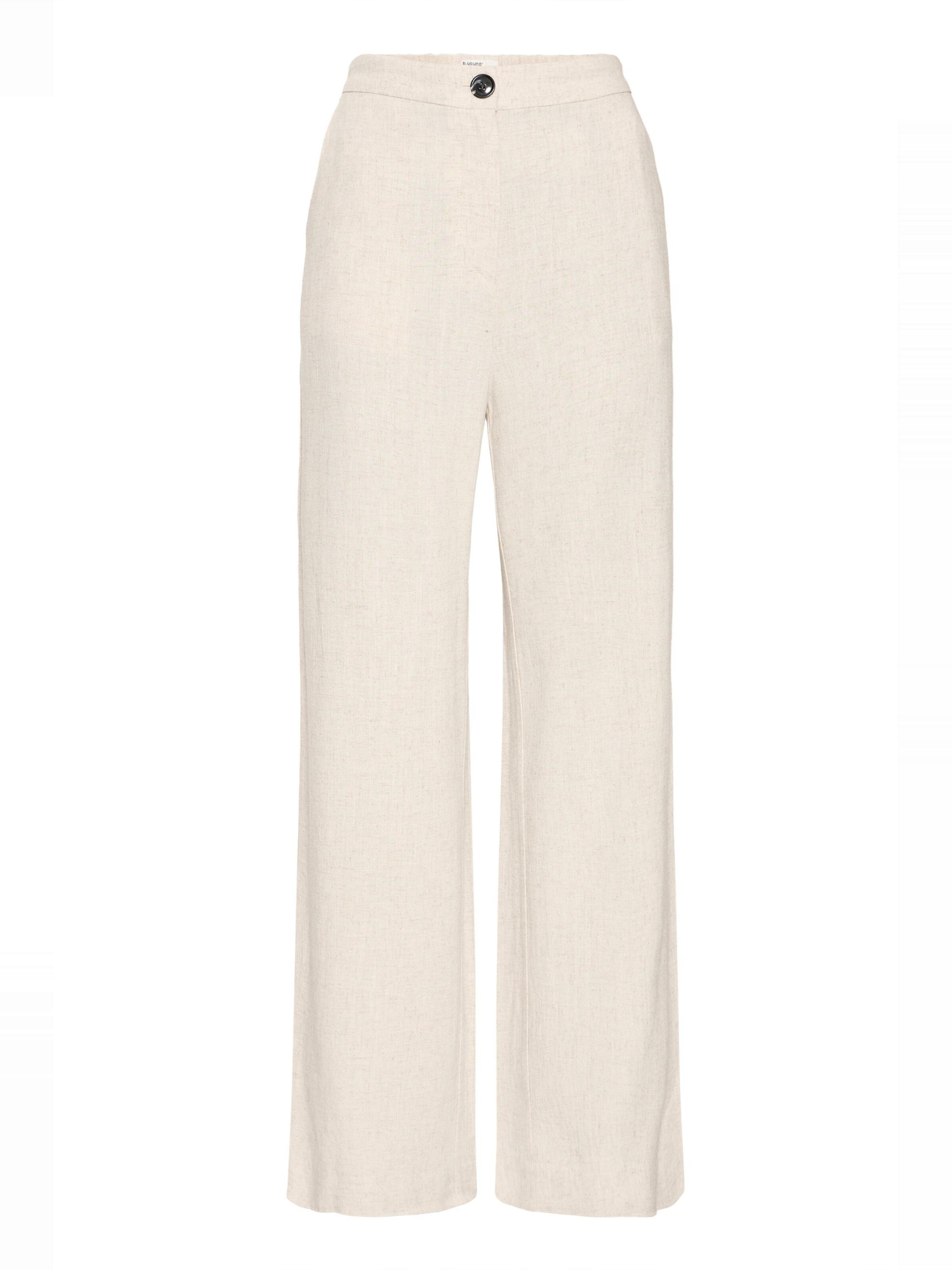 Pantalon 'JOHANNA' b.young en beige : devant