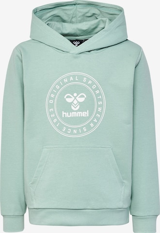 Hummel Sweatshirt in Groen: voorkant