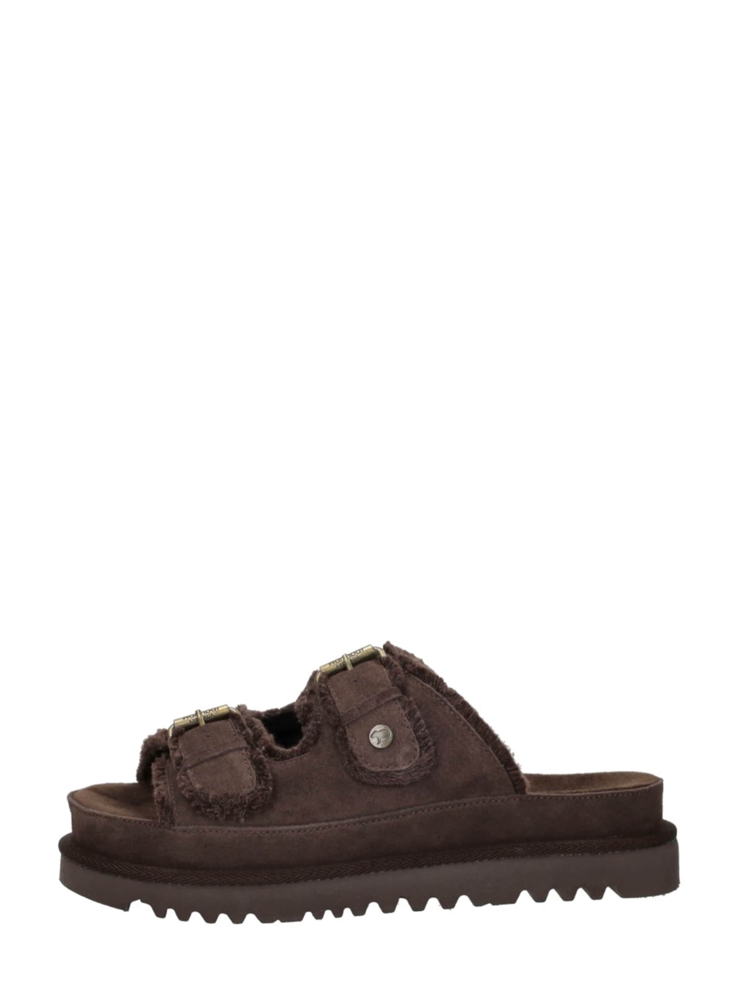Warmbat Clogs 'Dysart Women' in Brown: front