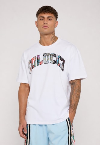 Colucci Shirt 'College' in Wit: voorkant