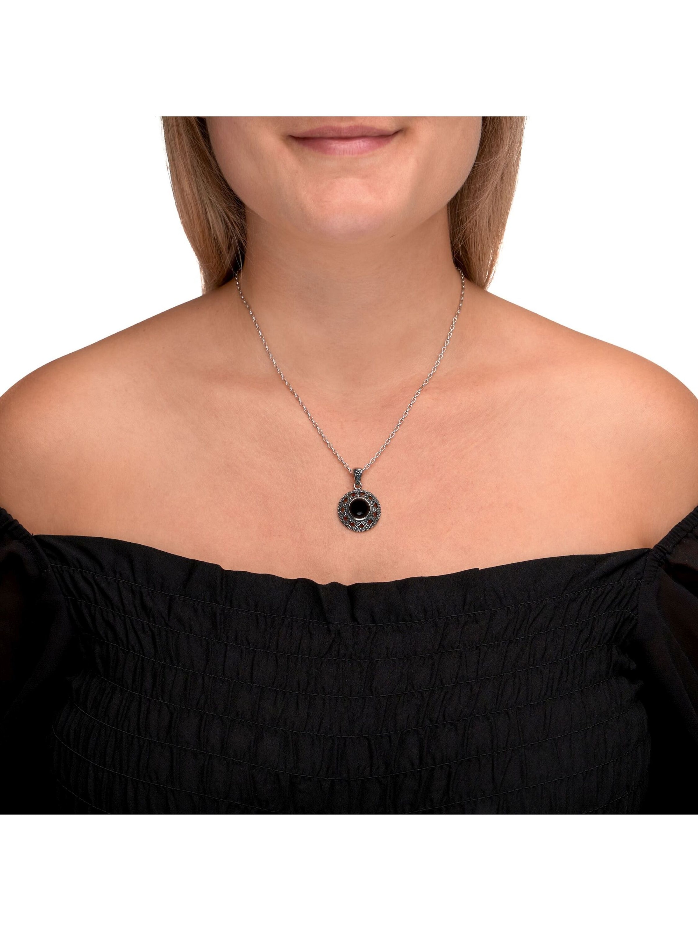 Chaîne Zeeme en argent : devant