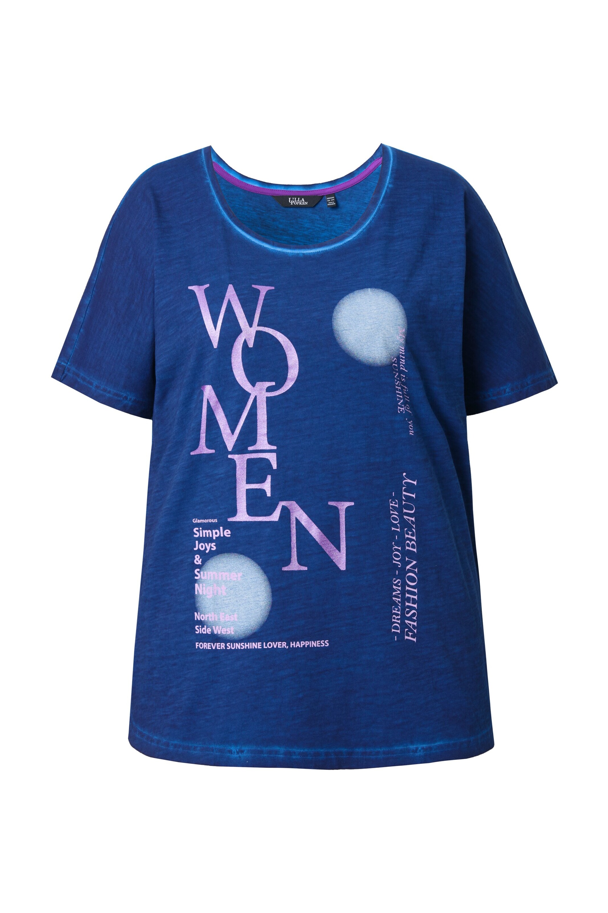 Ulla Popken Shirt in Blauw: voorkant