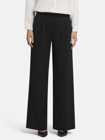 Wide Leg Pantalon à plis 'Viniwia' Nicowa en noir : devant