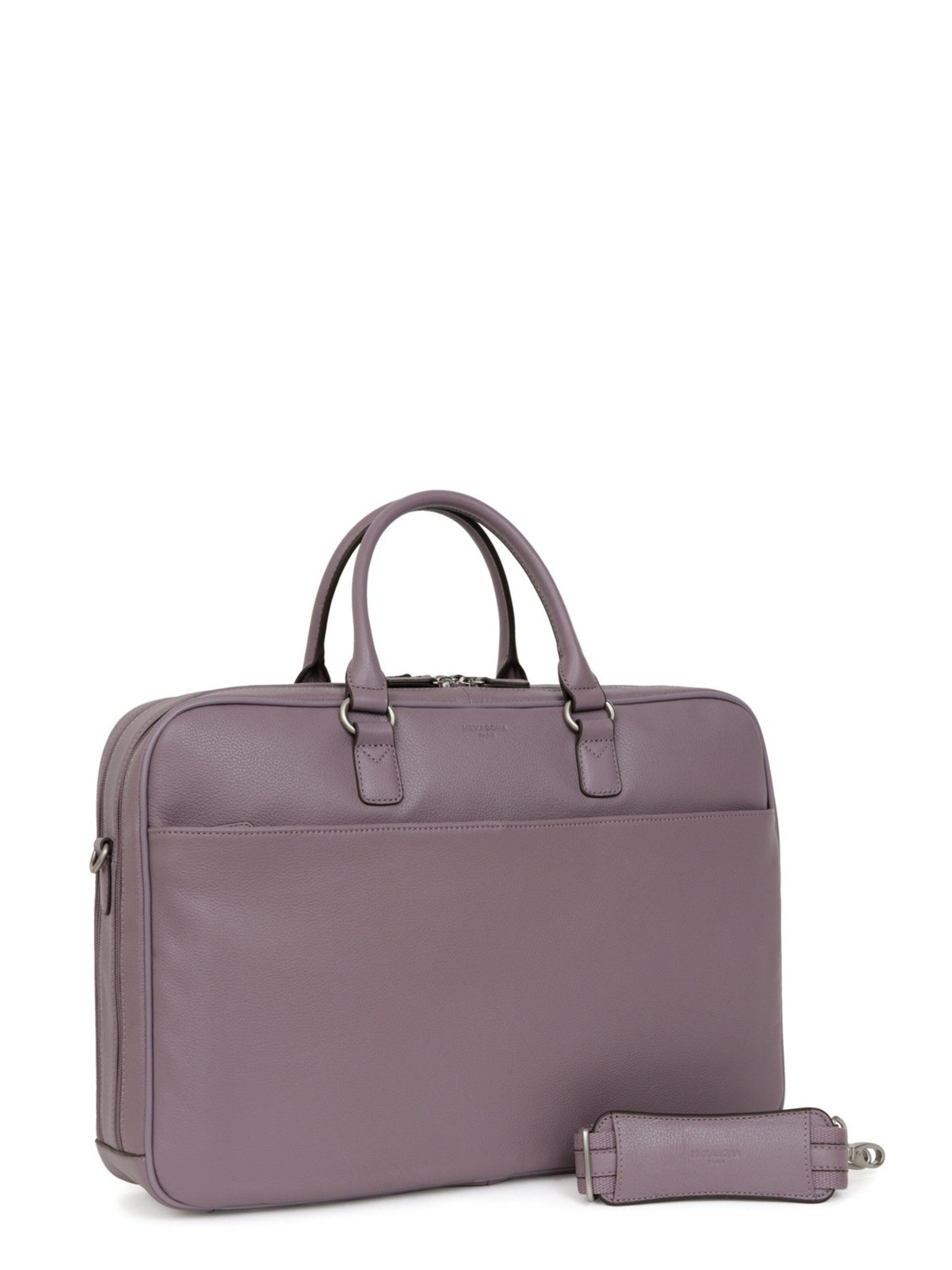 Hexagona Handbag 'Confort Business' in Purple: front