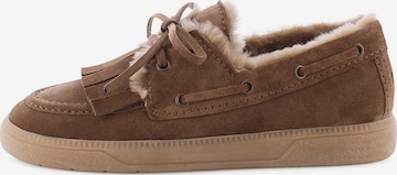 Kennel & Schmenger Slipper ' POP ' in Braun: Vorderseite