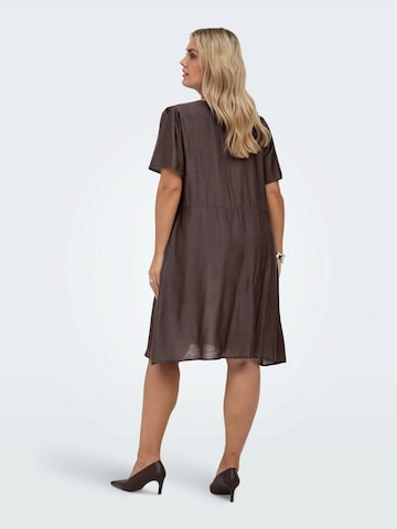 ONLY Carmakoma Платье 'CARCECILIA' в Коричневый