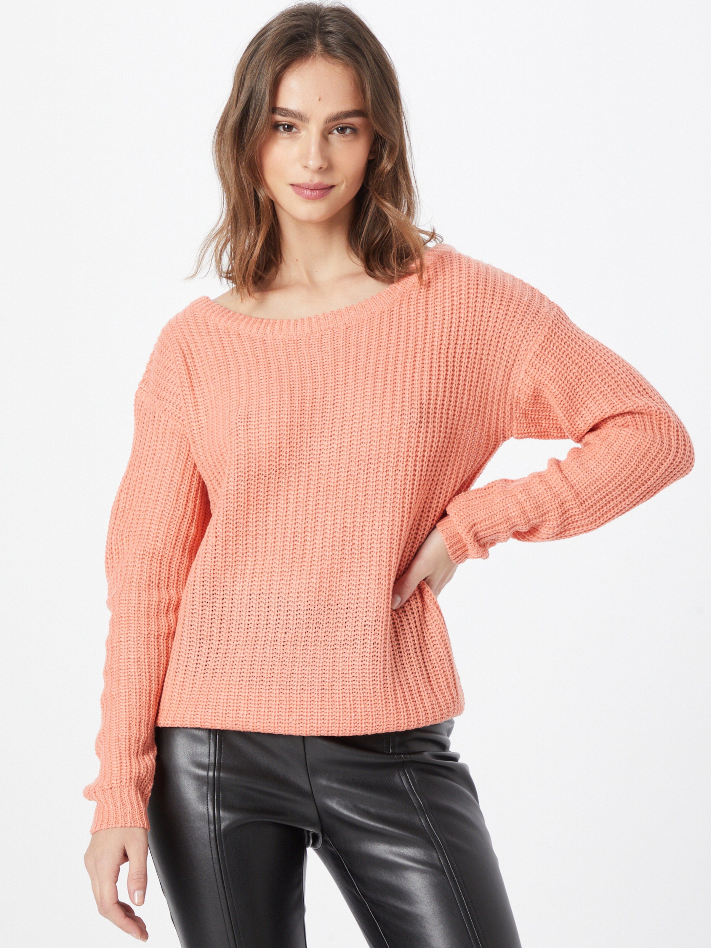 Frauen Große Größen Missguided Pullover 'OPHELITA' in Apricot - RN85455 Frauen Große Größen Missguided Pullover 'OPHELITA' in Apricot - RN85455