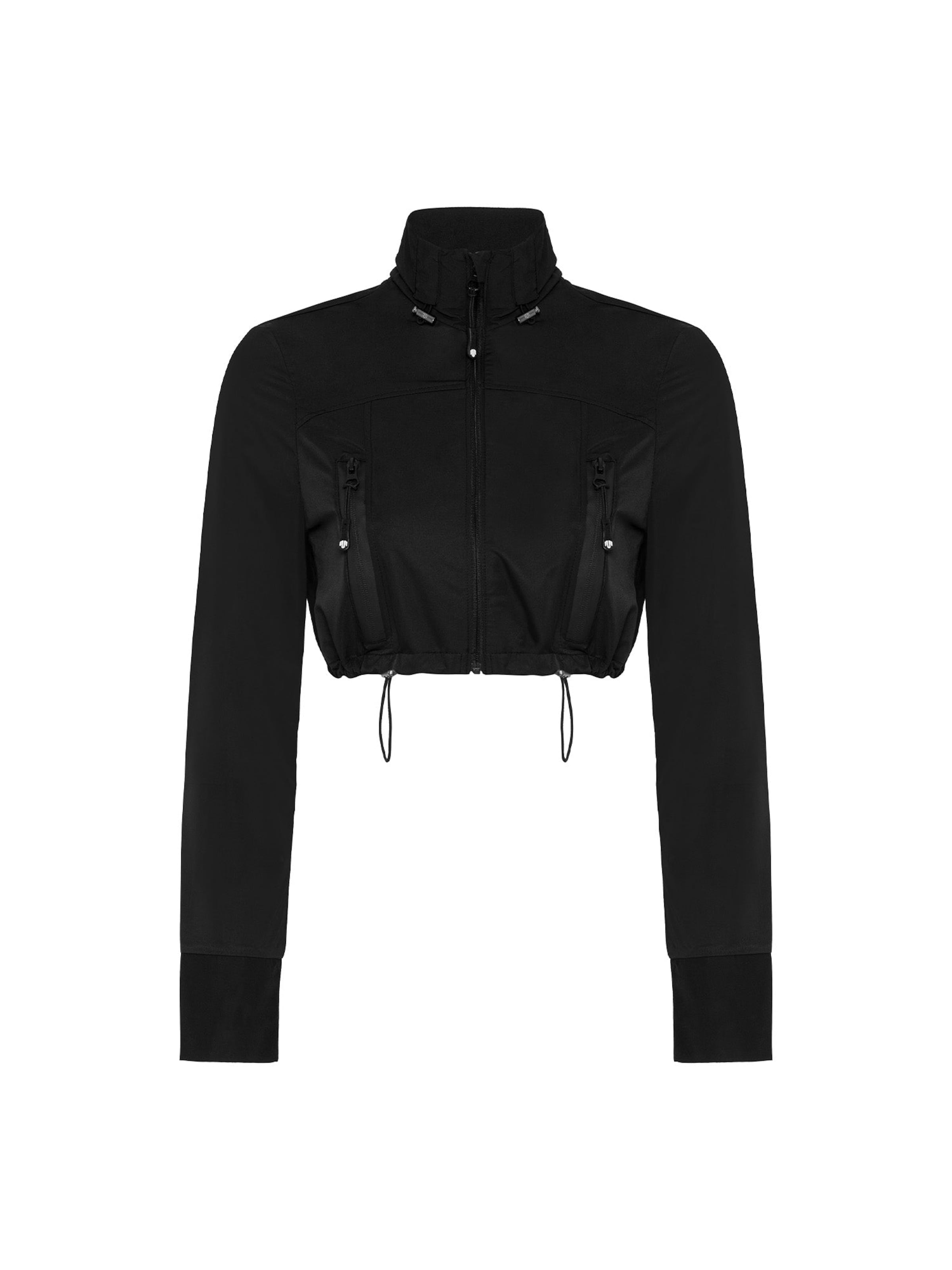 MOROTAI Sportjacke 'CHROME TACTICAL BOMBER'‌‌‌‌‌‌‌‌ in Schwarz: Vorderseite