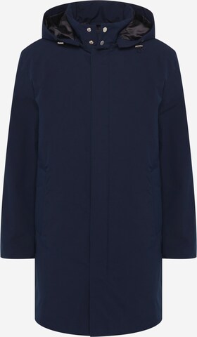 Club Monaco Winterjas in Blauw: voorkant