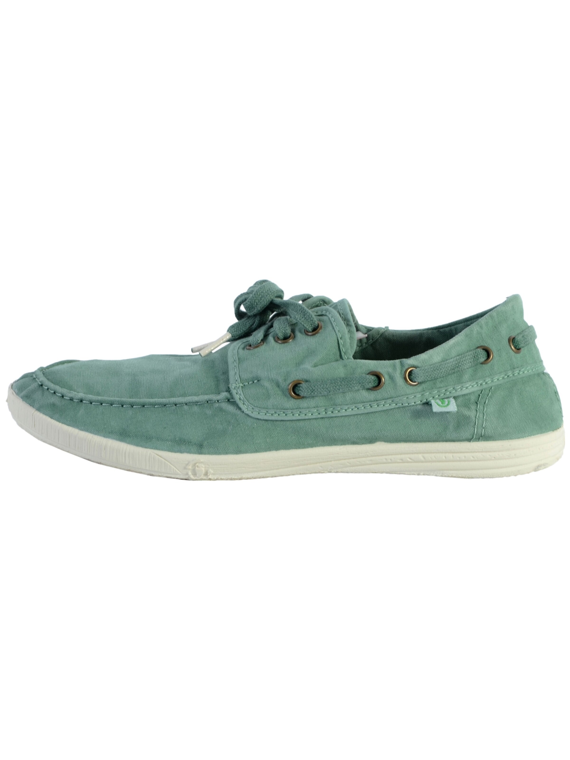 Scarpa stringata di Tamaris in verde: frontale