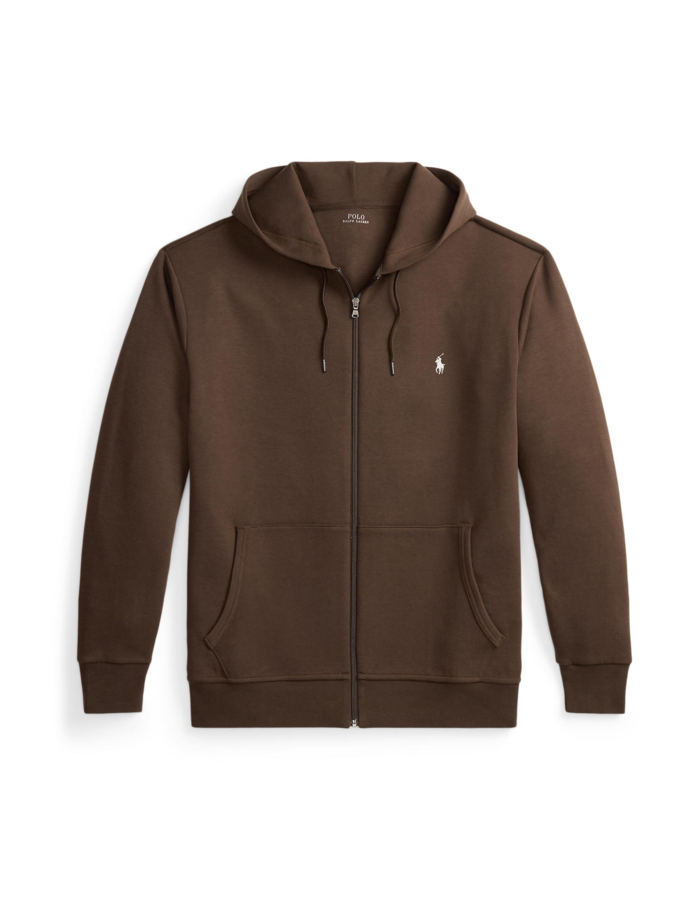 Polo Ralph Lauren Big & Tall Sweatvest in Bruin: voorkant