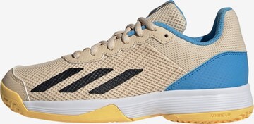 ADIDAS PERFORMANCE Athletic Shoes 'Courtflash' in Beige: front