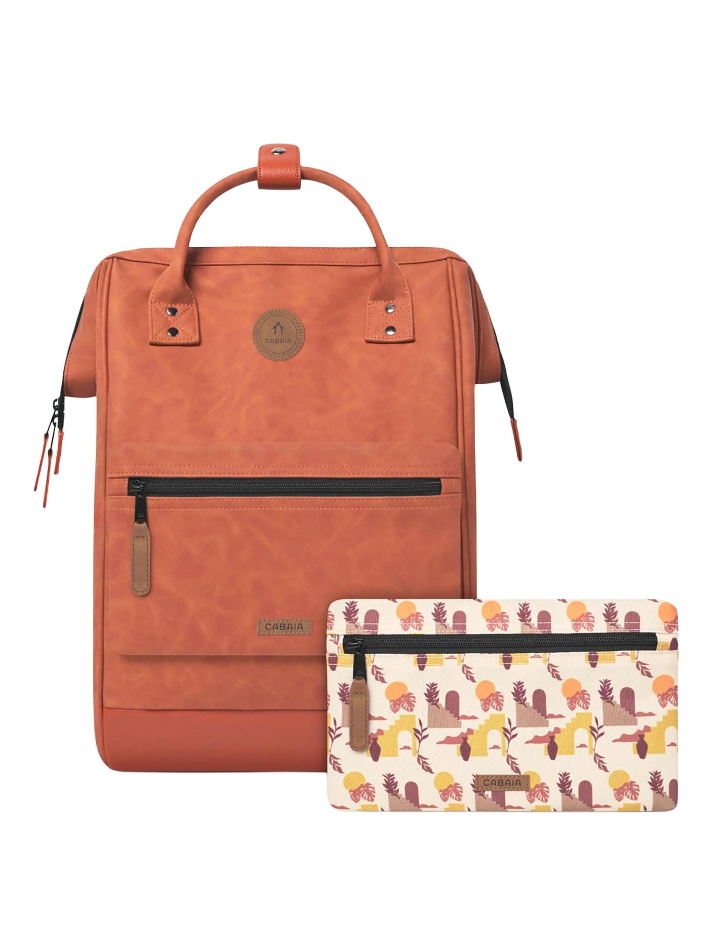 Cabaia Backpack 'Tanta L' in Orange: front
