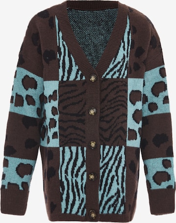 ebeeza - Casaco de malha em verde: frente