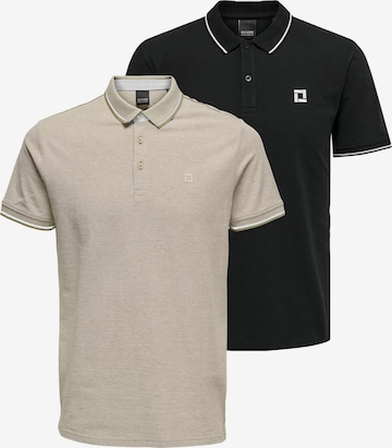 Only & Sons Shirt 'Onsefletcher' in Black: front