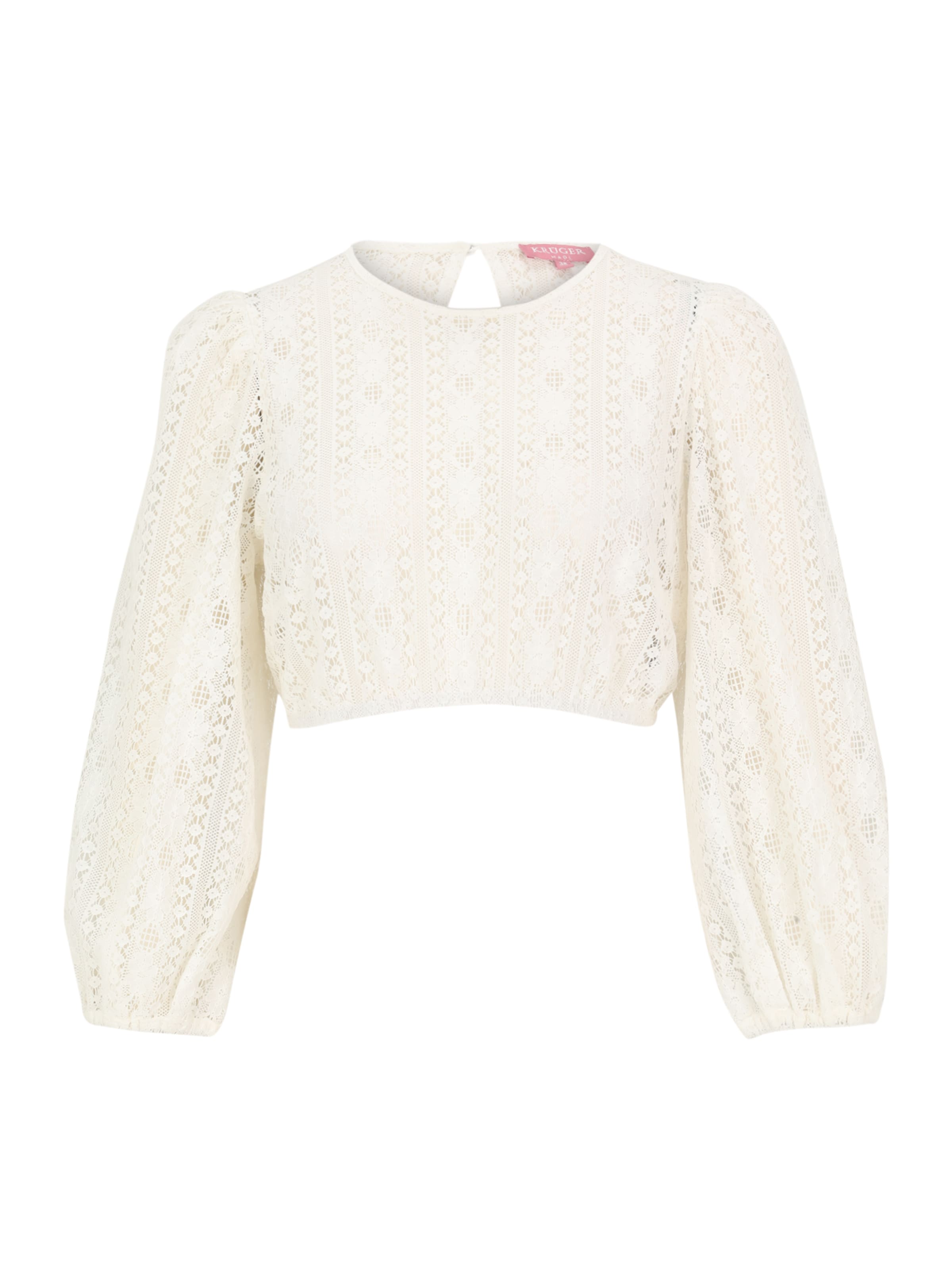 Krüger Madl Traditional Blouse in Beige: front