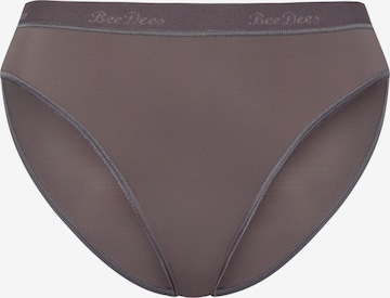 BeeDees Panty 'Slip Microfun Tai mit Elastikbund' in Grey: front