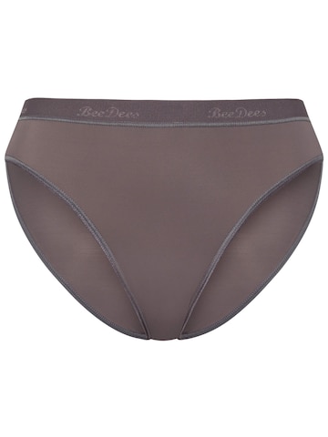 BeeDees Slip 'Slip Microfun Tai mit Elastikbund' in Grau: Vorderseite