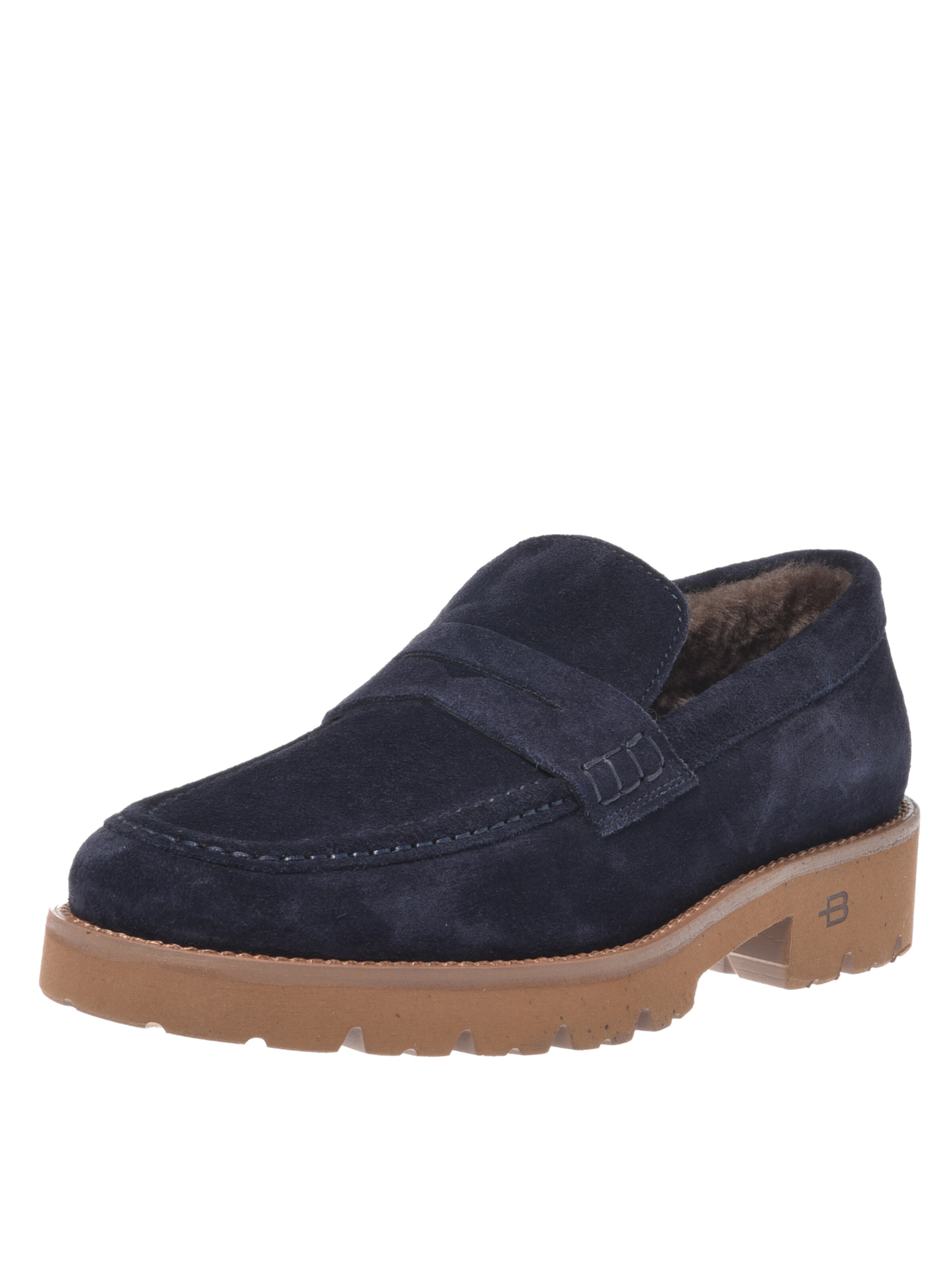 BALDININI Mocassins in Blauw: voorkant