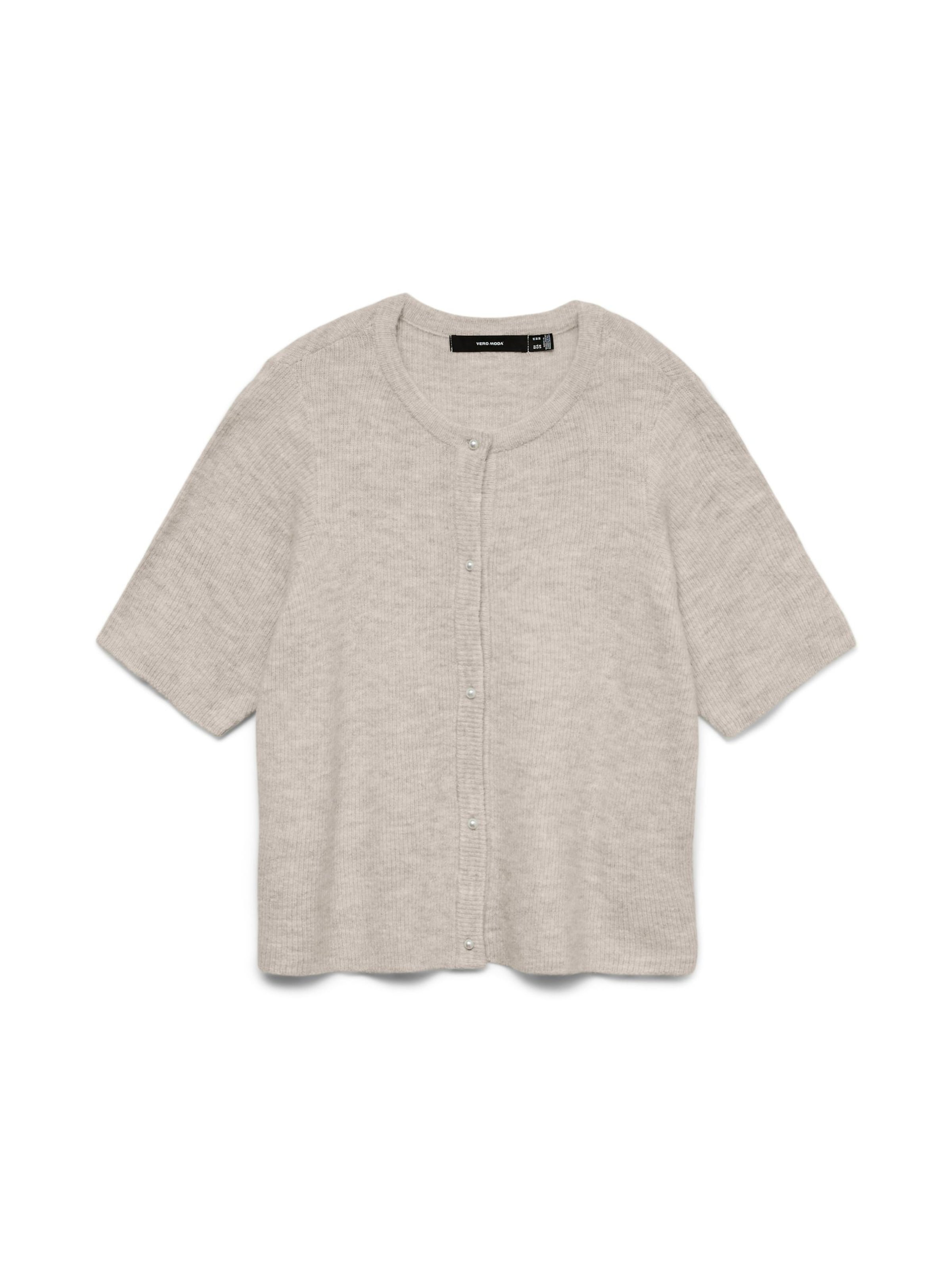 VERO MODA - Cárdigan 'VMLEFILE' en gris: frente