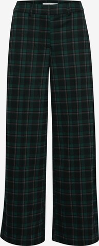 ICHI Pants in Green: front