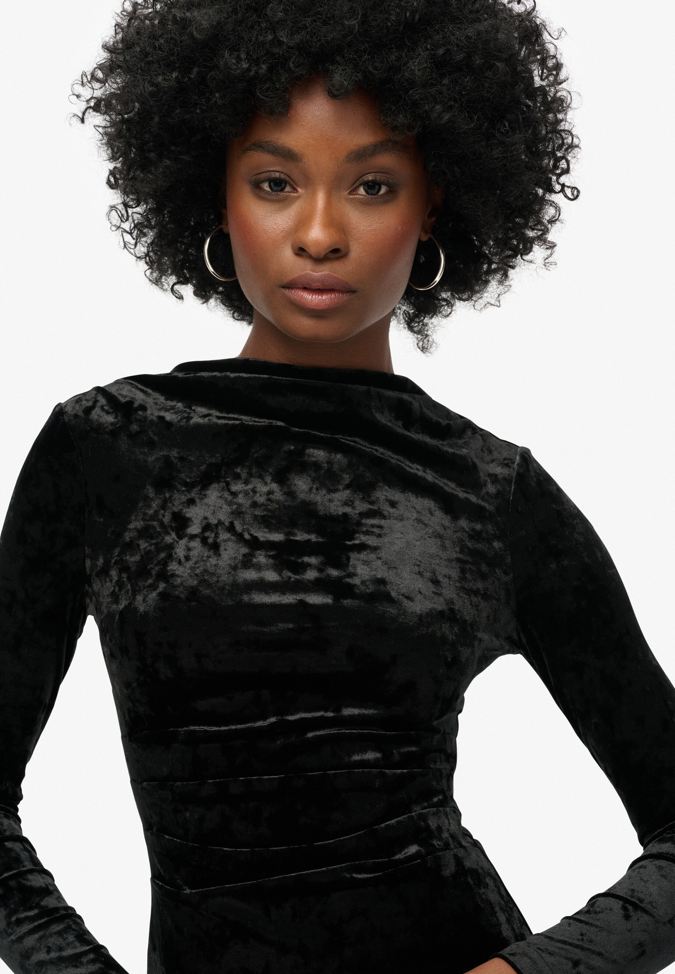 Robe de cocktail Superdry en noir