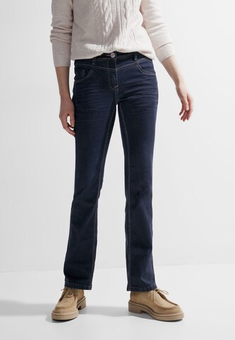 CECIL Boot cut Jeans in Blue: front