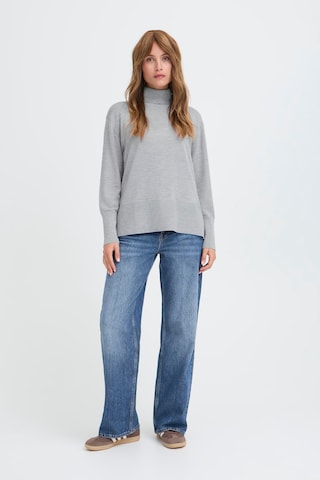 Pull-over 'SADIE' PULZ Jeans en gris