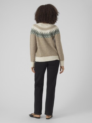 VERO MODA Sweter 'SIMONE ' w kolorze szary