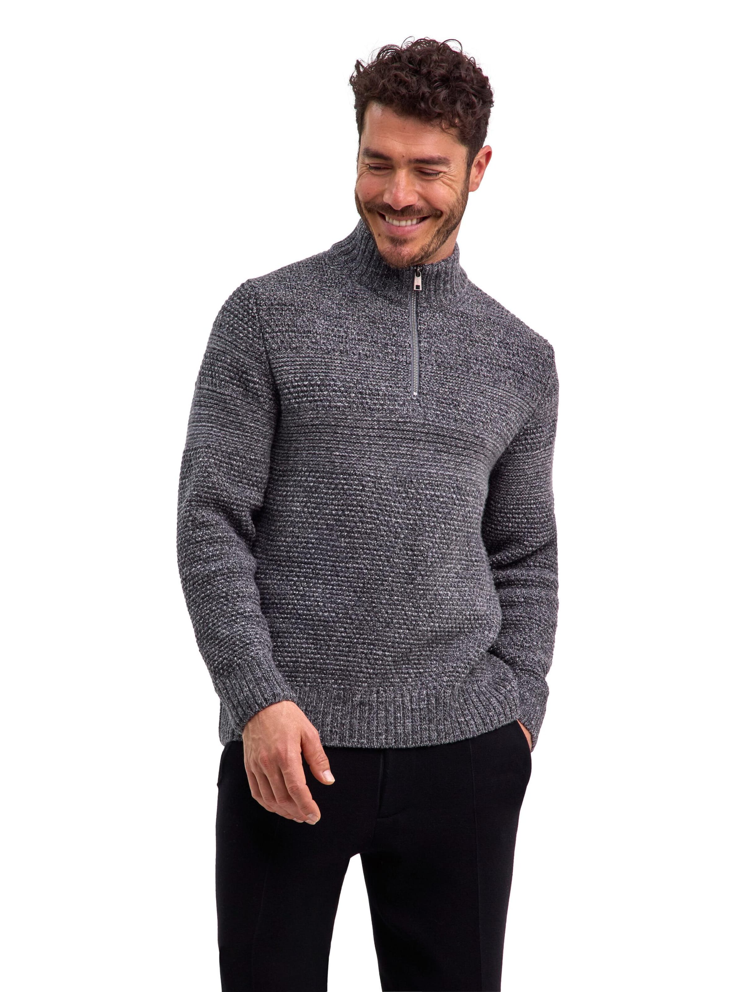 FALKE Sweater in mottled grey, Item view