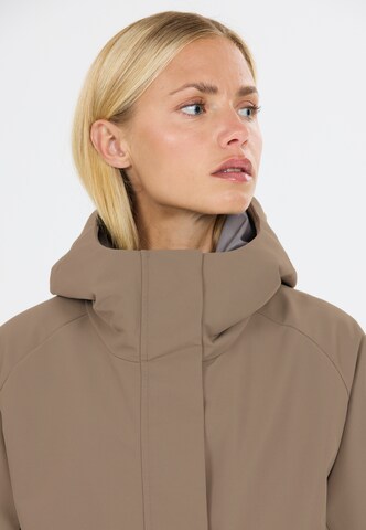 SOS Winter Jacket 'Trikora' in Brown