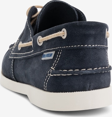 Travelin Mocassins 'Penzance' in Blauw