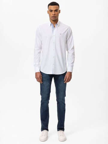 By Diess Collection Regular fit Button Up Shirt in White