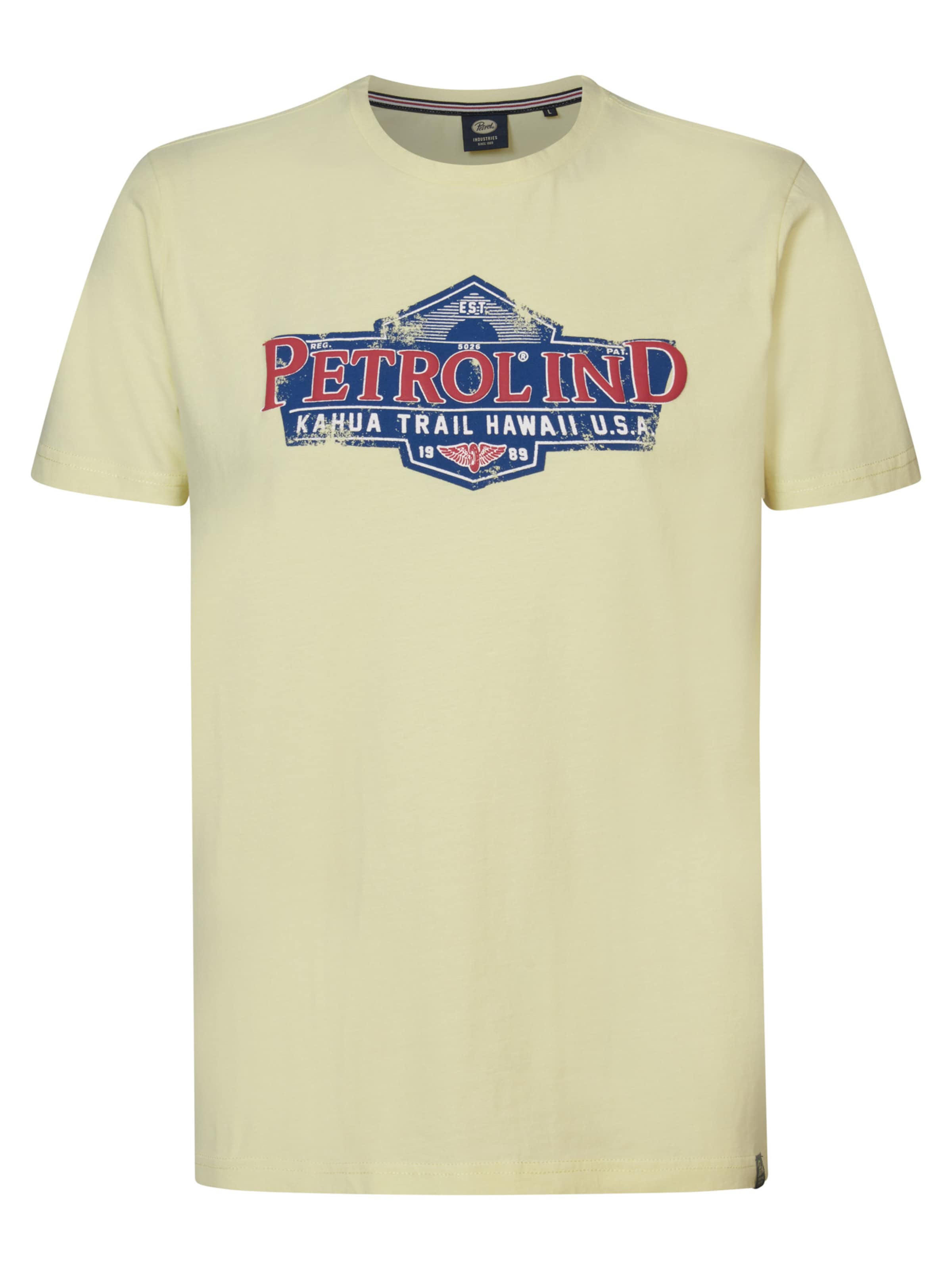 Maglietta 'Mariner' di Petrol Industries in giallo: frontale