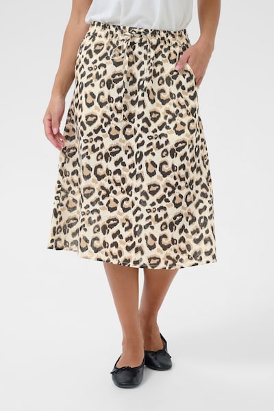 Cream Skirt 'Bellis' in Black / Egg shell, Item view