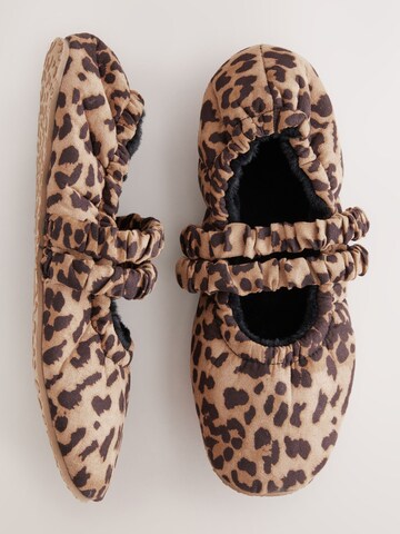 Next Strap ballerina in Brown