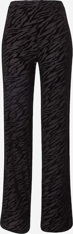 évasé Pantalon Daisy Street en noir : devant