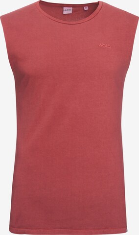 ACID Shirt 'Dye' in Red: front