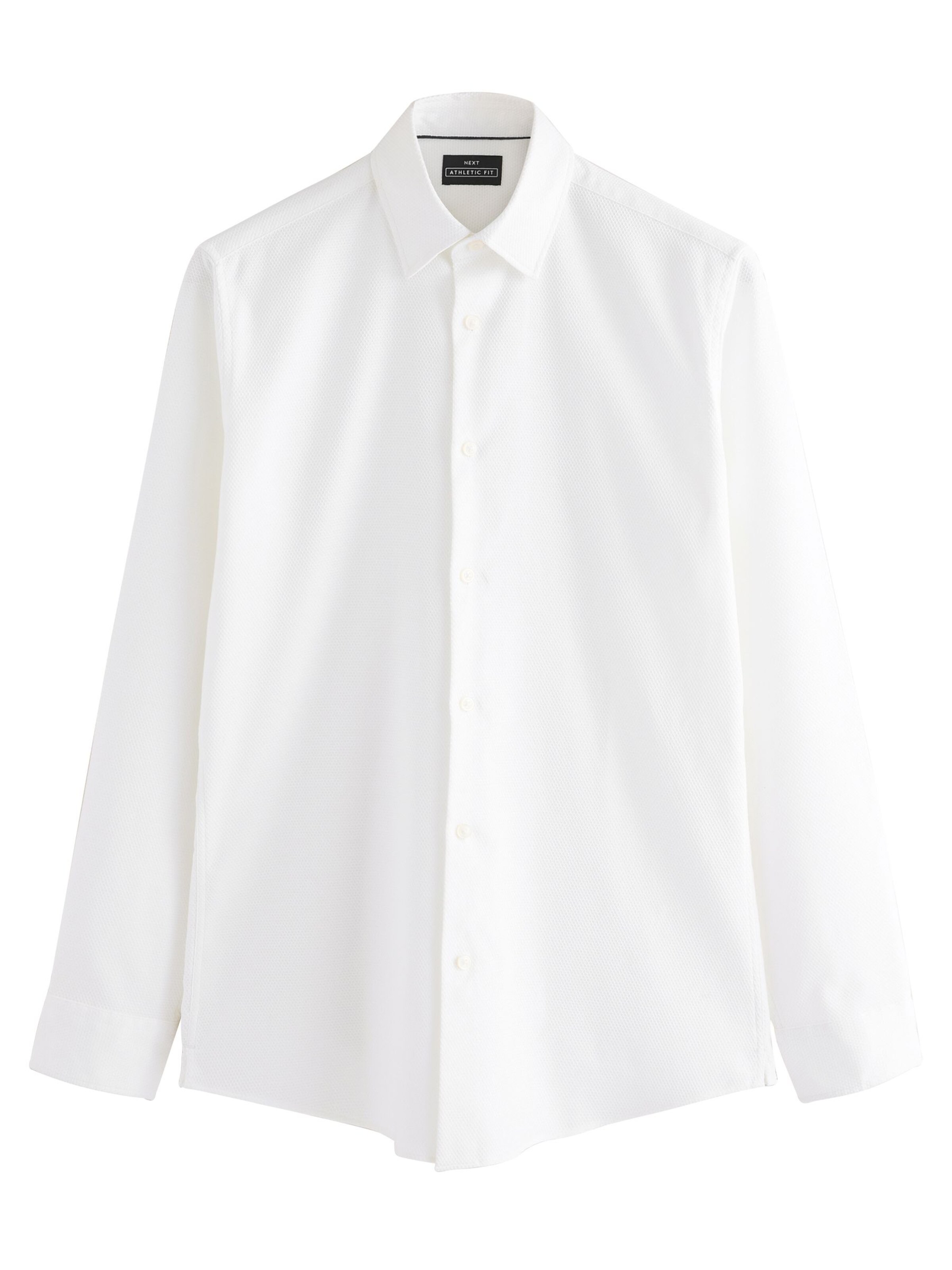 Next Rovný strih Košeľa - Biela: predná strana