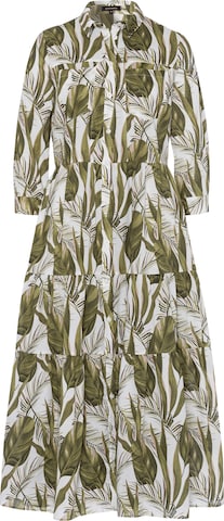 MORE & MORE Shirt Dress in Green: front