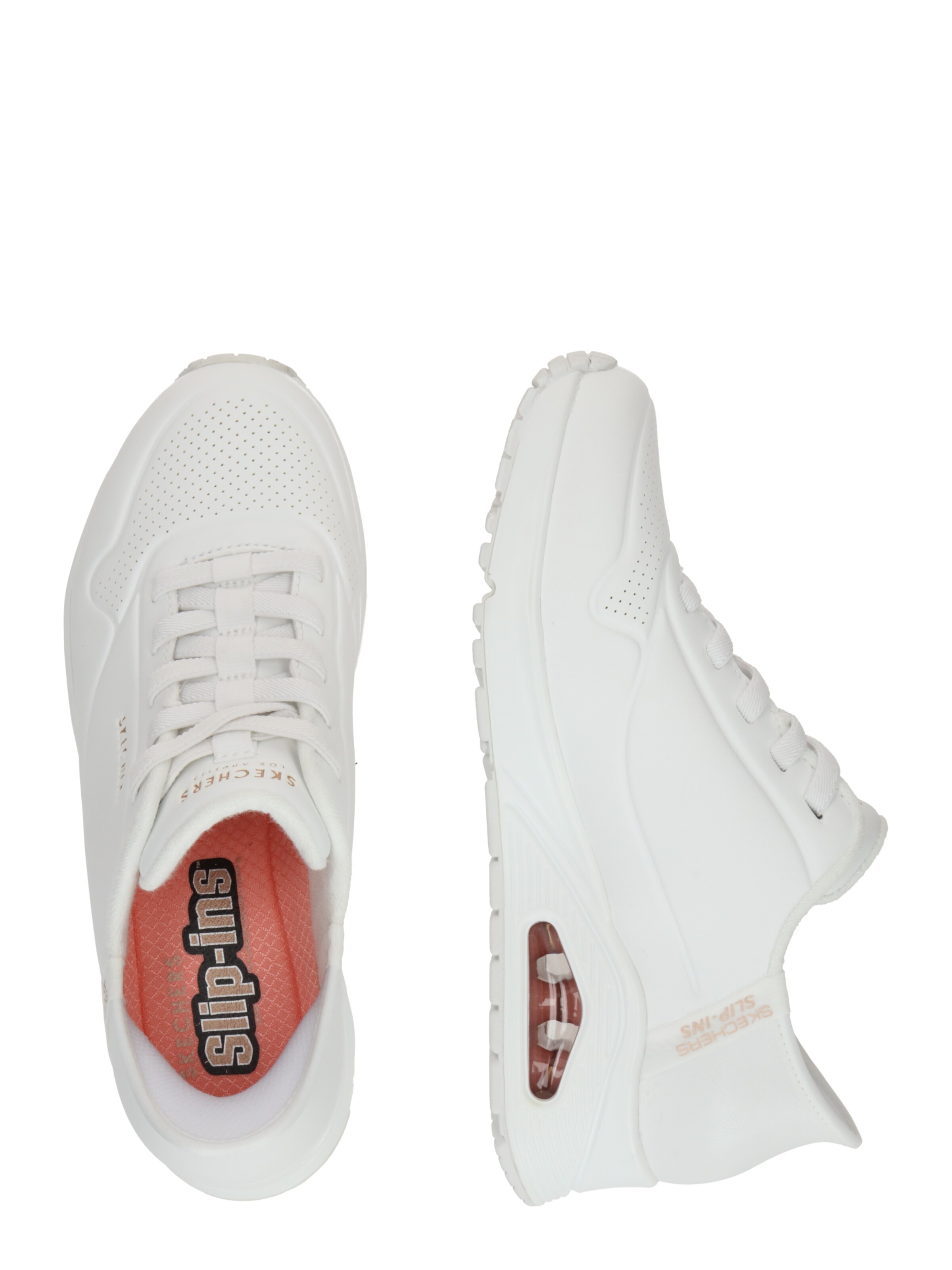 SKECHERS Nizke superge 'UNO - Easy-Air' | bela barva